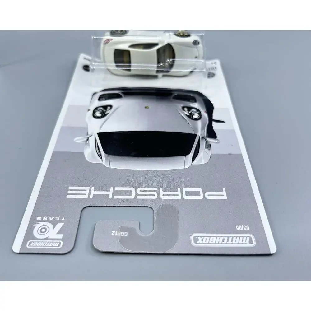 Matchbox PORSCHE Cayman 70 Years White Diecast 05/06 Diecast 1:64 NOC 2023